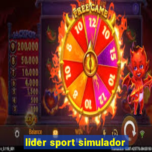 lider sport simulador